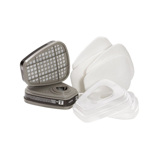 3M Replacement Respirator Kit - 95% Filtration Efficiency - P2 Rated - 198mm x 155mm x 83mm – view 2