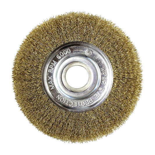 Josco Wire Wheel Brush 150mm High Carbon Steel Deburring Tool - Auzzistore