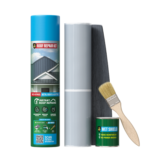 Fix It Fast Roof Repair Kit - Metal Roofs Gutters - 300mm Patch - 125g - 5 Minute Repairs – view 2 - Auzzistore