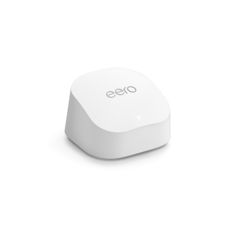 Amazon Eero 6 Dual Band Mesh Wi-Fi 6 Router 1 Pack - 1 Gbps - 140 m² - White - Auzzistore