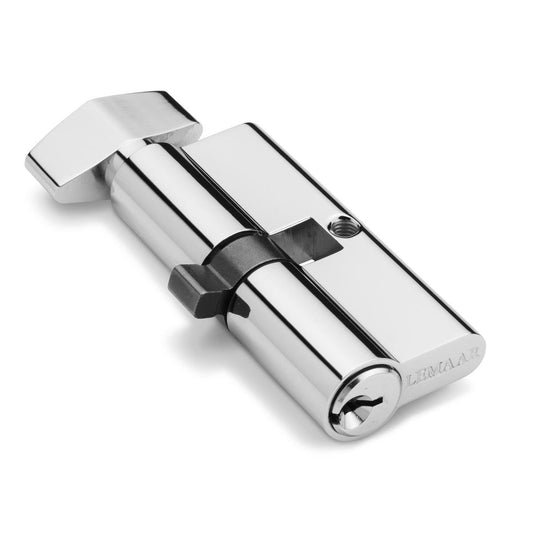 Lemaar Euro Cylinder Lock - 70mm - Satin Chrome - Easy Install - Auzzistore