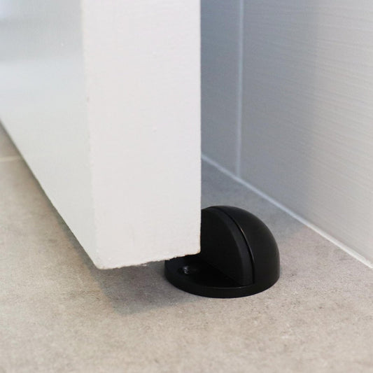 Adoored Door Stop - 45mm - Steel/Rubber - Non Marking - Black – view 2 - Auzzistore