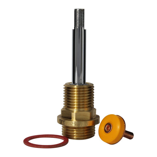 Fix a Tap 85mm Chrome Easy Turn Wall Spindle - Lead-Free Brass - Drip-Free Seal - Auzzistore