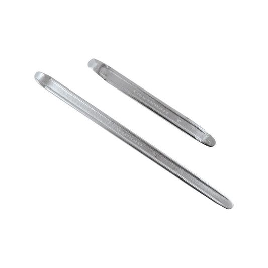 Craftright 2 Piece Tyre Lever Set - 250mm & 400mm - Chrome - Durable Carbon Steel