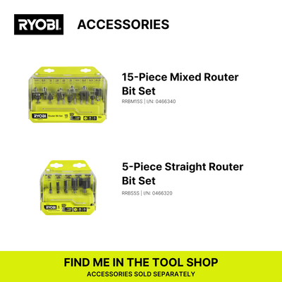 Ryobi Trim Router RTR400-S 400W Adjustable Guide Precision Tool