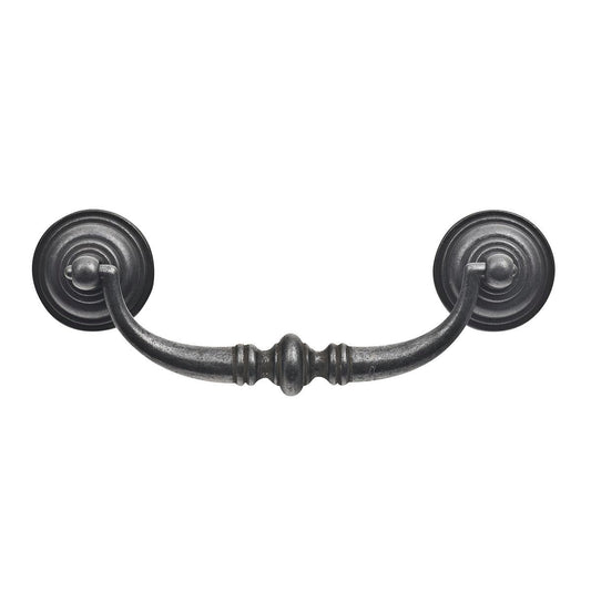 Prestige Black Cast Iron Pull Handle 108mm Easy To Install Durable