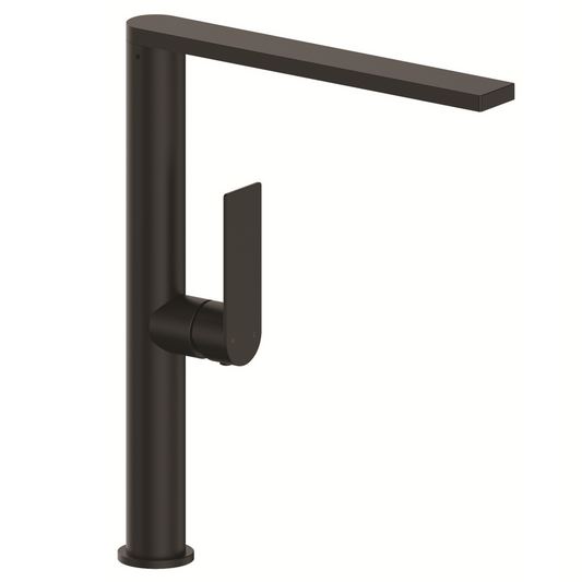 Mondella Black Matte Rococo Sink Mixer - 60mm x 470mm x 250mm - Lead-Free