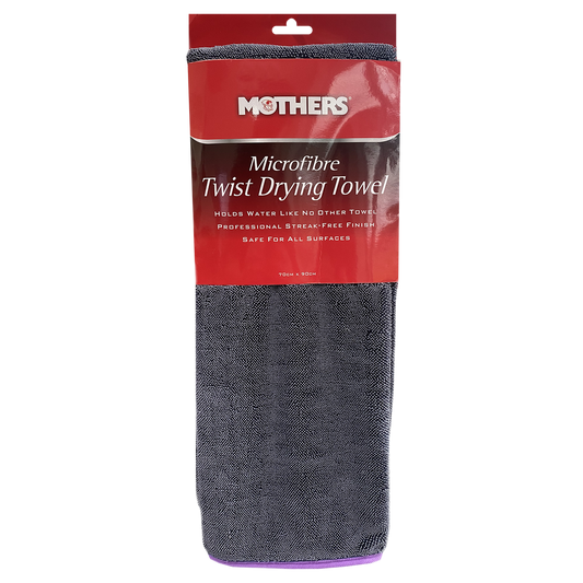 Mothers Microfibre Twist Drying Towel - 90cm x 70cm - Blue - Highly Absorbent