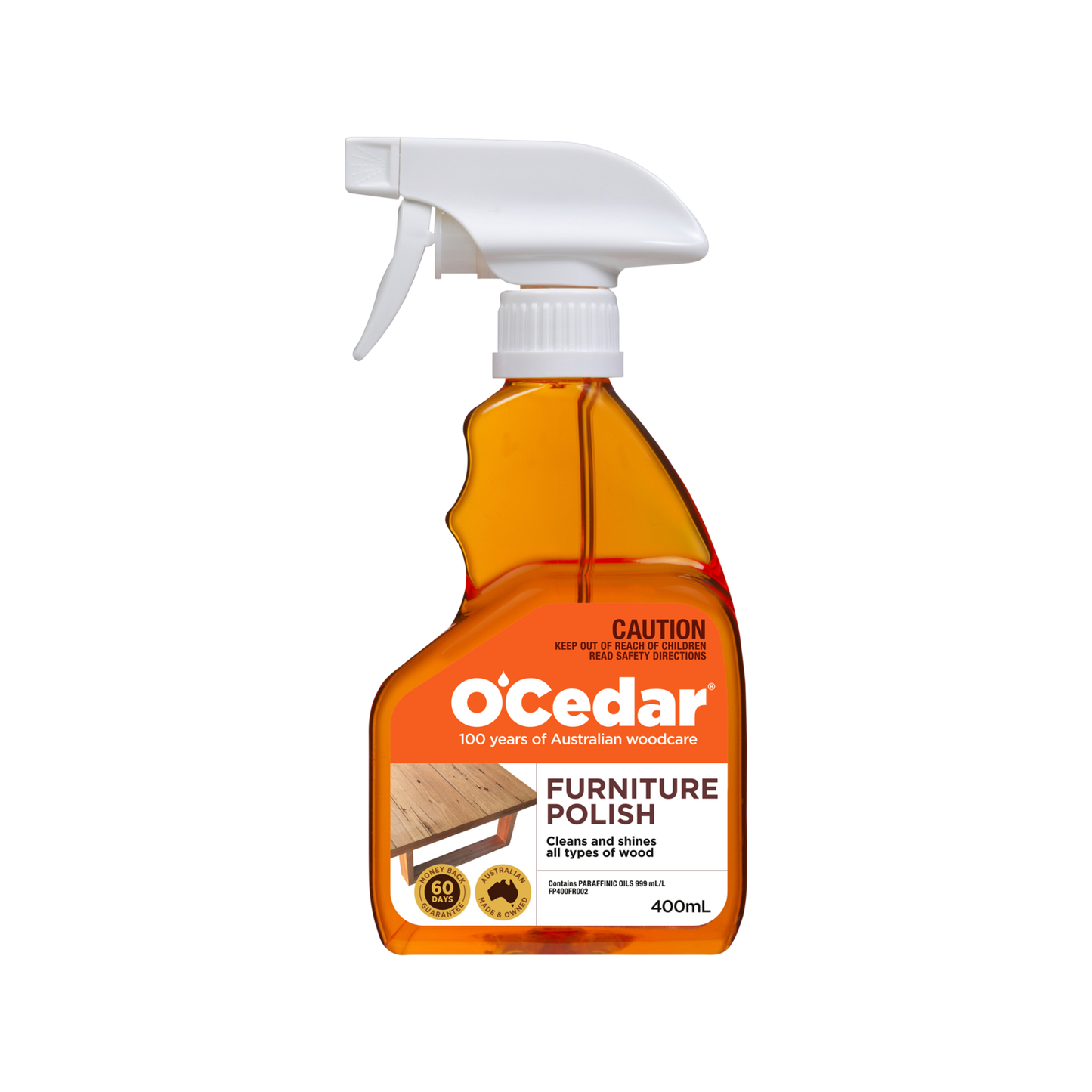 OCedar 400ml Furniture Polish Trigger Pack