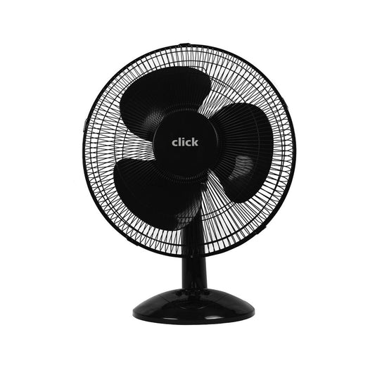 Click 30cm Desk Fan - Adjustable Airflow - Energy Efficient - Black – view 2 - Auzzistore