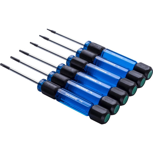 Kincrome 6 Piece Precision Torx Screwdriver Set - Acetate Plastic - Handy