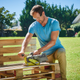 Ryobi 18V One Belt Sander Skin Only - 76mm x 457mm - Cordless - Efficient Sanding