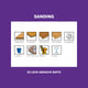 Dremel Finishing Abrasive Buffs 320 Grit 2 Pack Non-Woven Fast Change