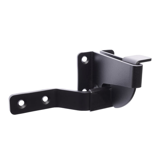 Zenith Matte Black D Pattern Gate Latch - 60mm x 45mm x 130mm - Steel – view 2 - Auzzistore