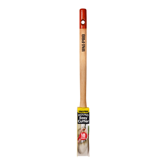 Uni Pro 18mm Easy Cutter Paint Brush 18mm Timber Stainless Steel Handle - Auzzistore