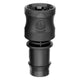 Pope 19mm Snap Sure Connector - Polypropylene - Easy To Use - Black