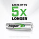 Energizer Rechargeable Batteries - AAA - Nickel Metal Hydride - 800mAh - 4 Pack