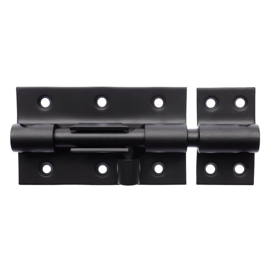 Zenith Matte Black Heavy Duty Barrel Bolt - 70mm x 25mm x 155mm - Steel – view 2 - Auzzistore