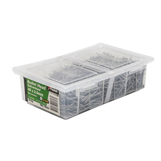 Paslode Bullet Head Nail - 40mm x 2mm - Galvanised - 1500 Pack - Auzzistore