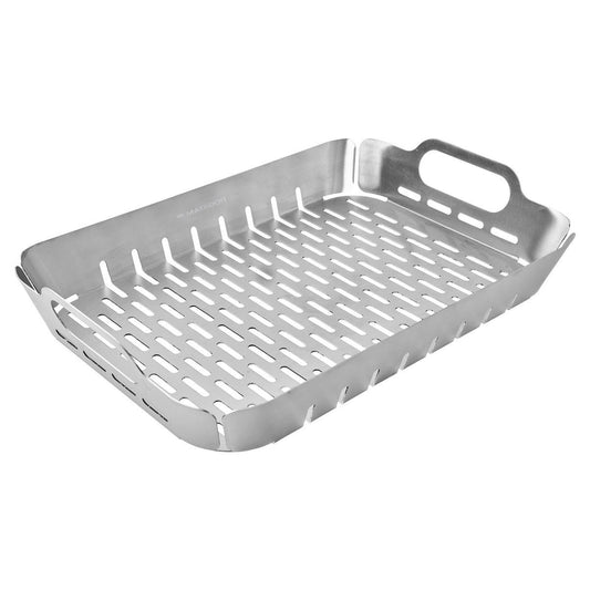 Matador Large BBQ Grill Basket - Stainless Steel - 230mm x 240mm - Easy Cleanup - Auzzistore