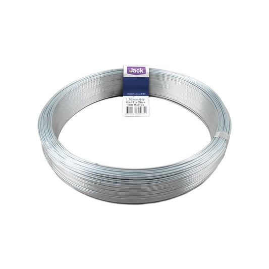 Jack Tie Wire - 1.57mm x 180m - Galvanised - Soft and Easy to Use - Auzzistore