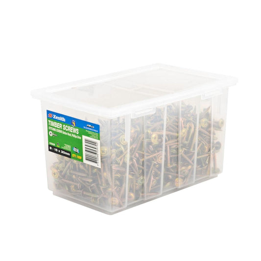Zenith Button Head Screws - 15 x 30mm - Gold Passivated - 1000 Pack - Auzzistore