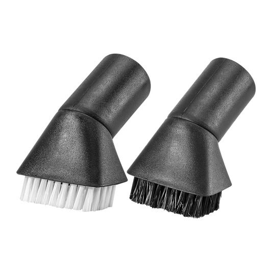 Powerfit Workshop Vacuum Brush Set - 35mm - 2 Piece - Soft & Medium Bristle