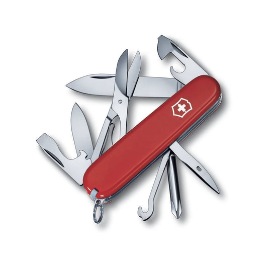 Victorinox Super Tinker Pocket Knife - 14 Functions - 91mm - Red - Auzzistore