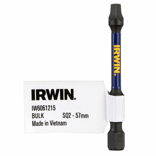 Irwin Impact Pro Performance Bit - 57mm sq2 - Bulk - High Strength - Magnetised Tips - Auzzistore