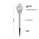 Click Crystal Solar LED Pathway Light - 80mm - Stainless Steel - Outdoor Use