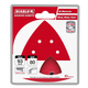 Diablo Abrasive Detail Sander Sheets - 93mm x 93mm - Aluminum Zirconia - 80 Grit - 10 Pack