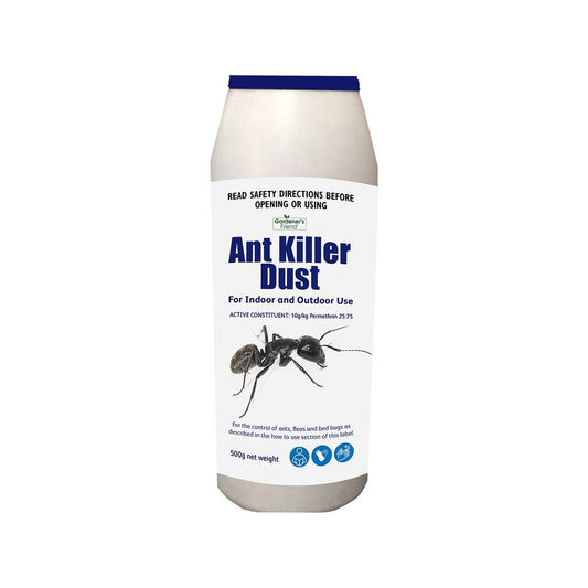 Gardener's Friend Ant Killer Dust - 500g - Effective Against Ants, Fleas, Bed Bugs - Auzzistore