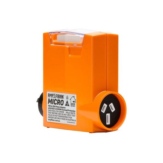 Ampfibian Power Adaptor - 15A to 10A - PC - Compact Design - Auzzistore