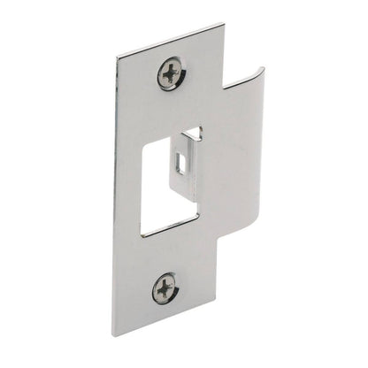 Gainsborough T Strike Plate Satin Chrome 50mm Zinc Security Upgrade