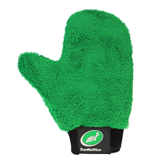 Turtle Wax Premium Microfibre Mitt - 200mm x 260mm - Comfortable Cleaning Tool