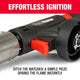 Tradeflame Utility Torch - Stainless Steel & Brass - Variable Flame Control - 14.5mm x 27.4mm x 6.3mm