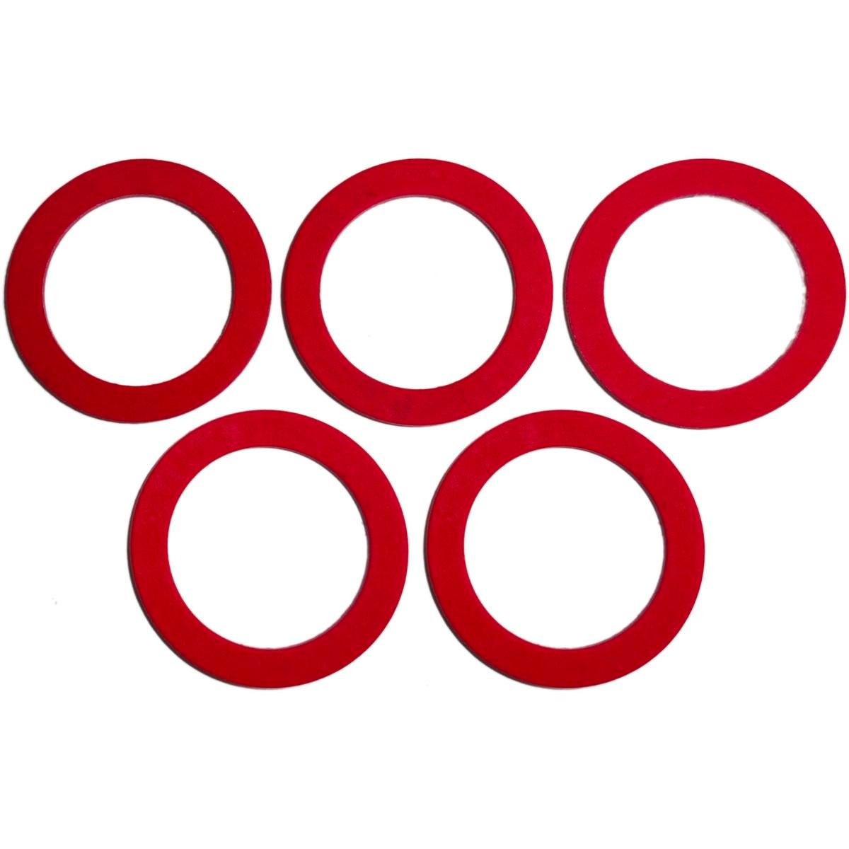 Kinetic 15mm Fibre Body Washers - 5 Pack - Long Lasting - Leak Proof