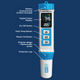 Hy Clor 7 in 1 Multi Test Pen - Digital Water Tester - Waterproof - Compact