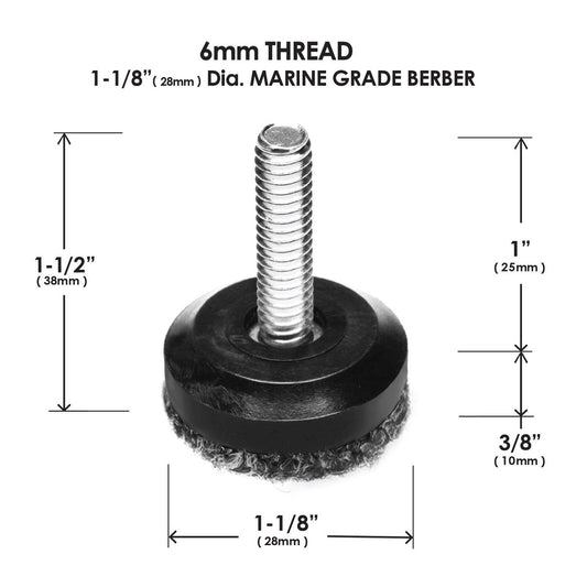 Slipstick M8 Clear Screw Outdoor Tread Berber 28mm - Weatherproof Floor Protection – view 2 - Auzzistore