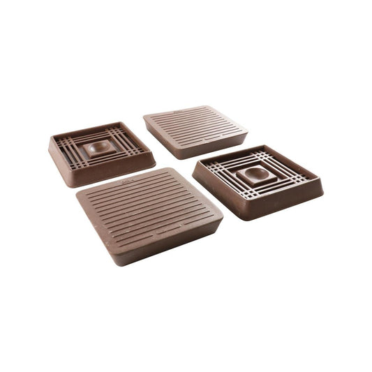 Surface Gard Castor Cups - 51mm - Rubber - For Carpet & Hardwood - 4 Pack - Auzzistore
