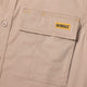 Dewalt Khaki Basalt Short Sleeve Button Up Shirt L - Moisture Resistant - Durable