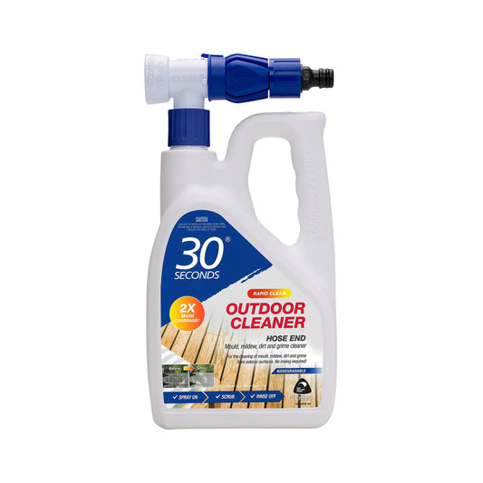 30 Seconds Outdoor Cleaner - 2L - Rapid Hose End Technology - Blue