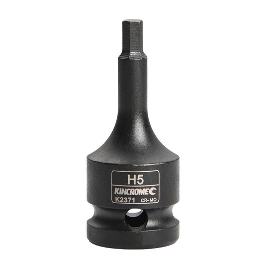 Kincrome Hex Impact Socket 5 x 60mm Cr-Mo Steel Rust Resistant - Auzzistore