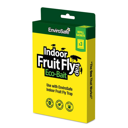 Envirosafe Fruit Fly Attractant Refill 3 Pack - Non-Toxic - 11mm x 160mm - Auzzistore
