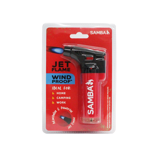 Samba Jet Flame Lighter - Compact Refillable - Windproof - Adjustable Flame - 1400°C – view 2