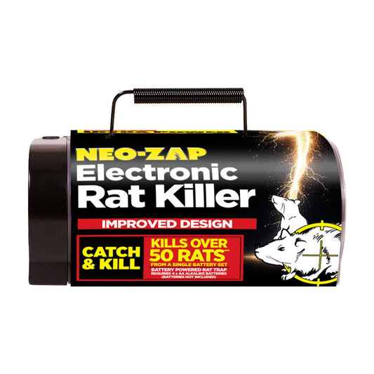 The Big Cheese Ultra Power Neo Zap Electronic Rat Killer - Indoor Use - Kills 50+ Rats - 190mm x 115mm x 115mm - Auzzistore