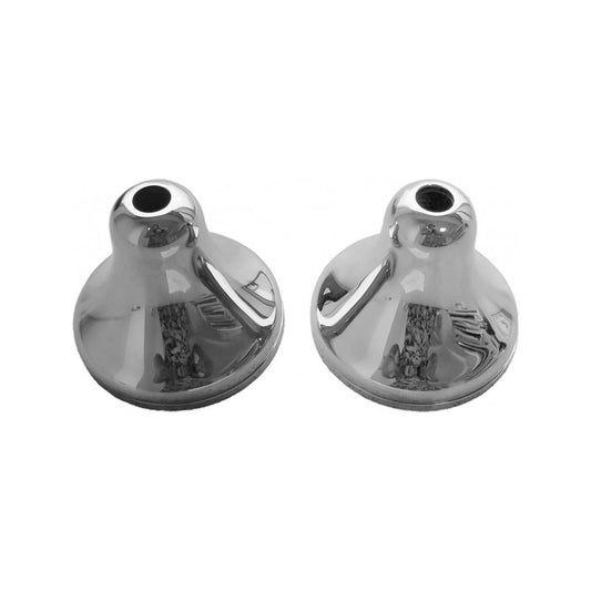 Shaw Mason Chrome Plated Brass Wall Flange - 106mm x 161mm - Durable Finish