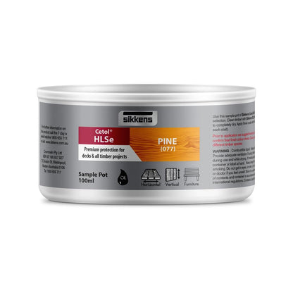 Sikkens Cetol HLSe 100ml Pine Timber Finish Oil Based UV Resistant