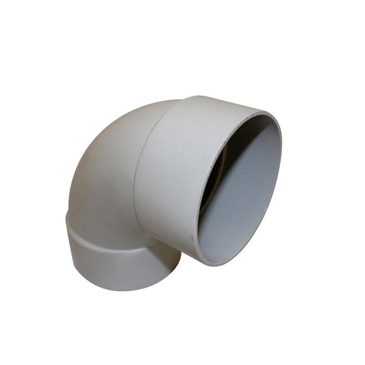 Holman 100mm PVC DWV Plain Bend - Female & Female - 88 Deg - Grey - Auzzistore