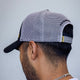Dewalt Trucker Hat - Black Grey - Adjustable Fit - Breathable Mesh - One Size